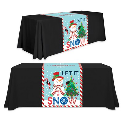 30" X 88" Premium Standard Table Runner(Full Color Dye Sublimation)